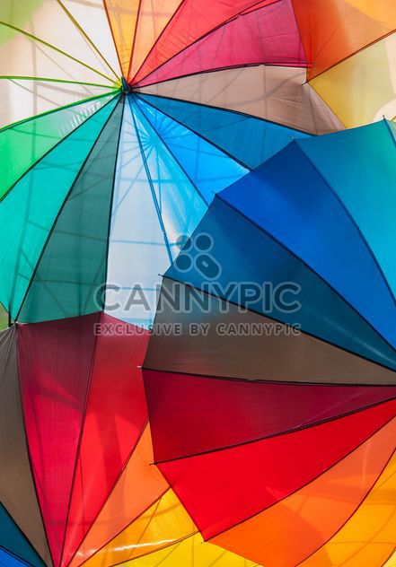 Rainbow umbrellas - image #273129 gratis