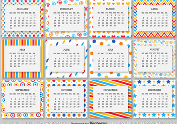 2016 calendar template - Free vector #273999