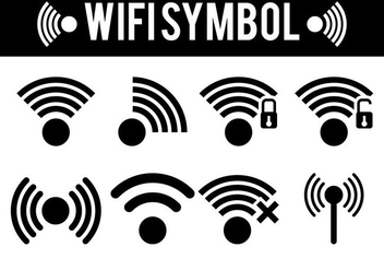 Wifi Symbol Vectors - Kostenloses vector #274749