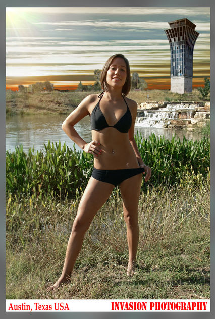 Loretta in the Black Bikini - image gratuit #279599 