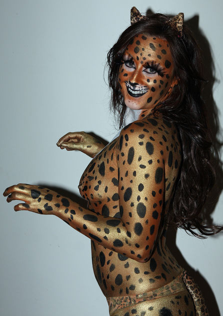 Hot Kandi Body painting Cheetah - бесплатный image #281879