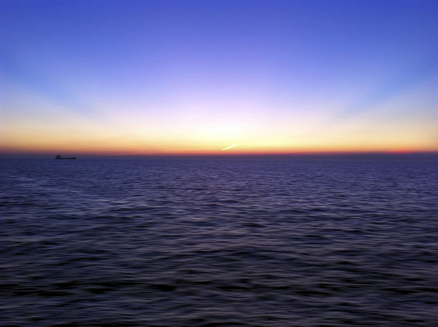 Sunset Across The English Channel - Kostenloses image #286979