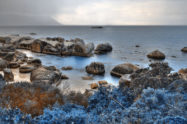 Blue Boulders Beach - HDR - Free image #287369