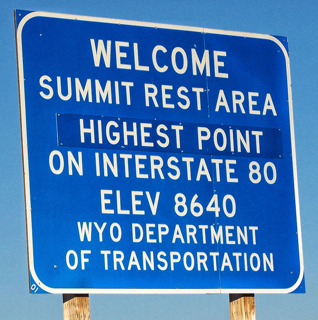 Wyoming USA ~ Highest Point on Hwy I-80~ Summit ~ Old Lincoln Hwy - image gratuit #298699 