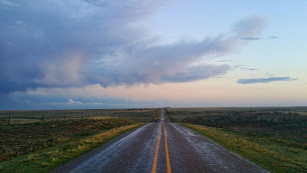 The open road in the Texas panhandle - Kostenloses image #298899