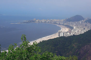 Brazil (Rio de Janeiro) Copacabana Beach view from Sugarloaf mountain - бесплатный image #300169
