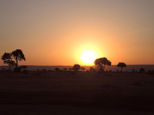 Kenya (Masai Mara) Sunset over Masai Mara National Park - image gratuit #300499 