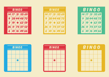 Free Bingo Card Vector Icon - Free vector #302199