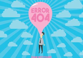 404 Error Vector - vector #303389 gratis