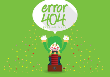 404 Error Vector - Kostenloses vector #303469