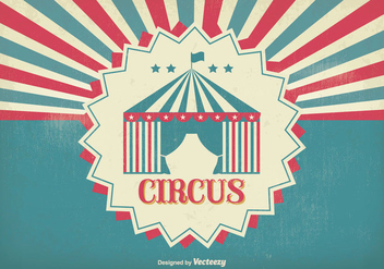 Vintage Circus Poster - бесплатный vector #304889