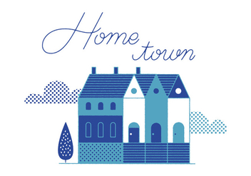 Free Home Town Vector - Free vector #305859