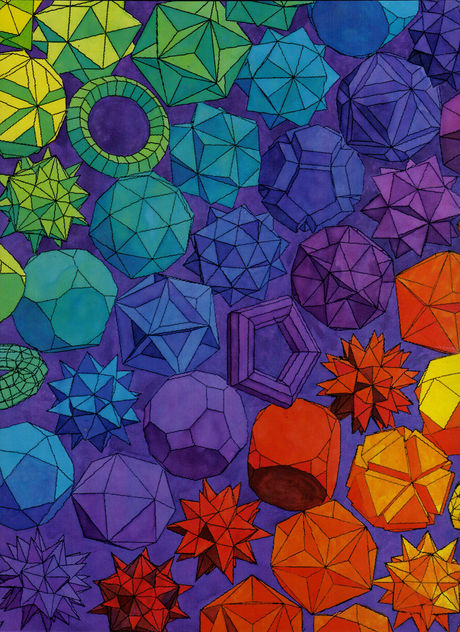 Various Polyhedra - image gratuit #309729 