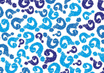 Free Question Mark Background Vector - Free vector #326729