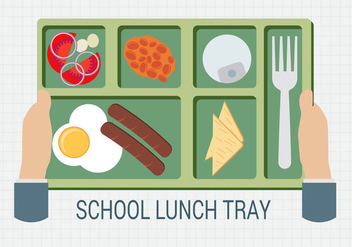 Free Hand Holding A School Lunch Tray Vector - vector #327039 gratis