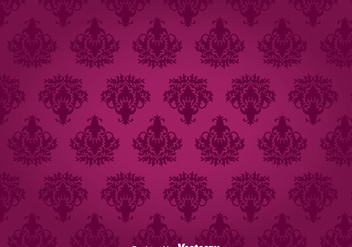 Purple Floral Ornament Wall Tapestry - бесплатный vector #327139