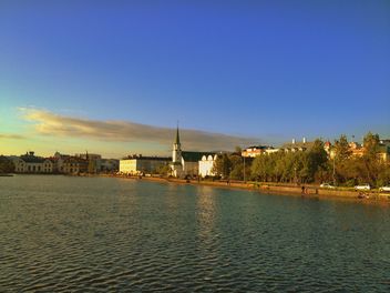 sunset at Reykjavik, Iceland - image gratuit #329949 
