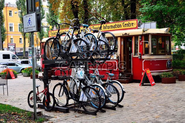 Parking for bicycles - Free image #330279