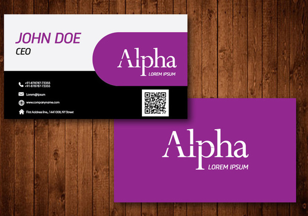 Creative Business Card - Free vector #330559