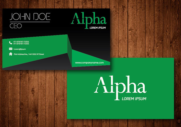 Business Card - Kostenloses vector #330609