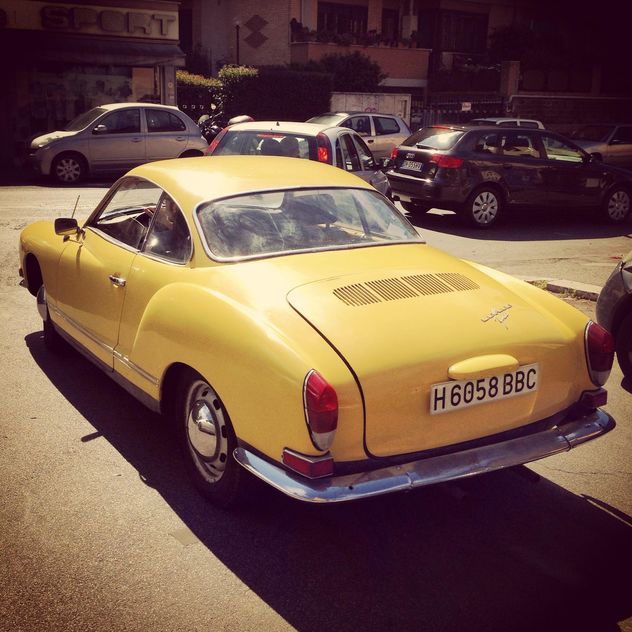Old yellow car - Free image #331039