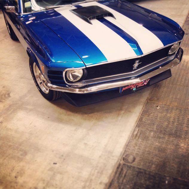 Blue Ford Mustang - image #332249 gratis