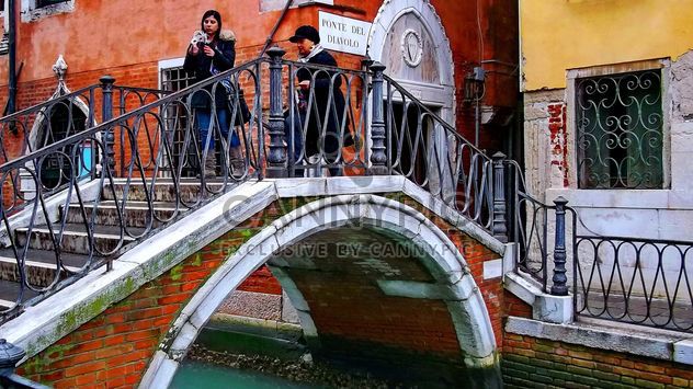 Venice bridge over the channel - image gratuit #334979 