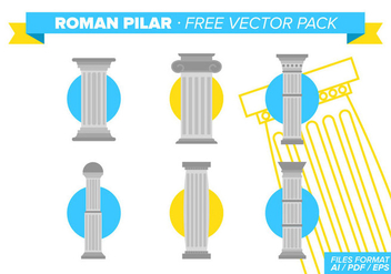 Roman Pilar Free Vector Pack - Free vector #341599