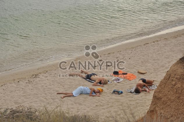 People resting on a sand - бесплатный image #344039