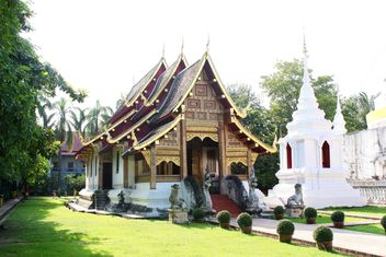 Thai temple in Chiangmai, Thailand - Kostenloses image #346289
