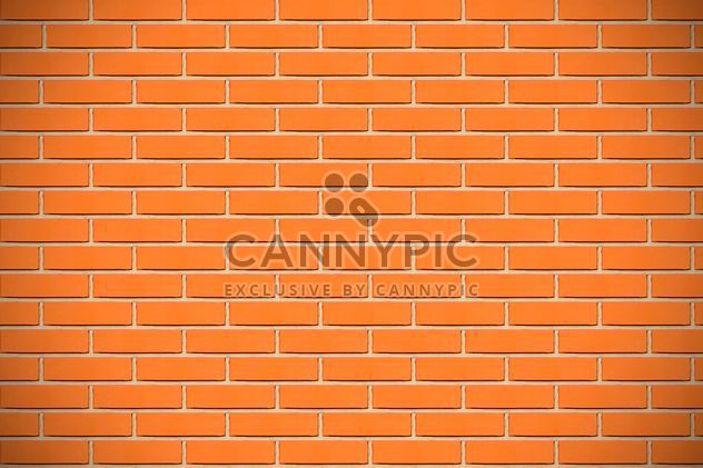 Background of orange brick wall - image gratuit #346619 