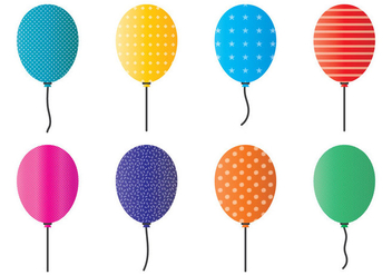 Balloons Vector - бесплатный vector #348189