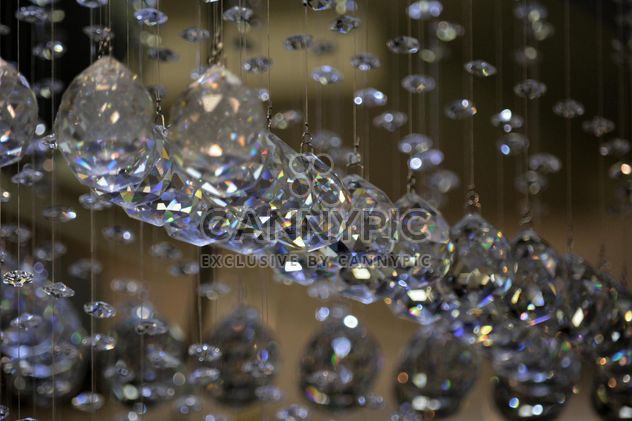 Closeup of beautiful crystals hanging - бесплатный image #348569