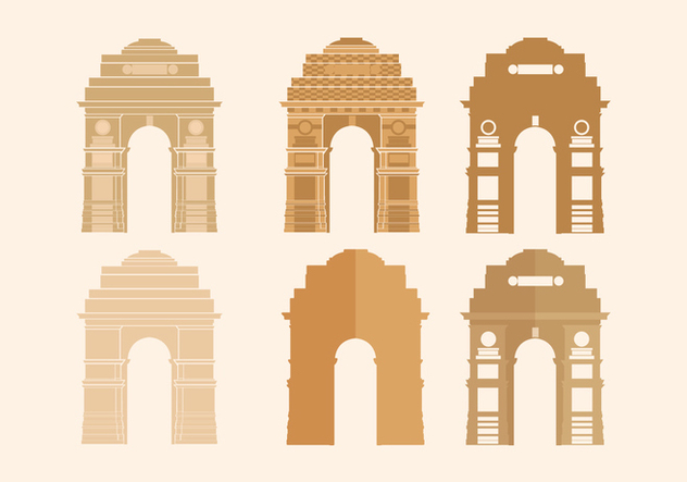 India Gate Vector Free Vector Download 348819 | CannyPic