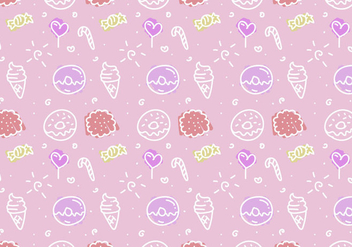 Free Pink Cake Vector Pattern - Kostenloses vector #349989
