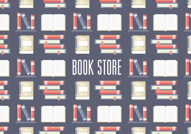 Free Book Store Pattern Vector - vector #350349 gratis