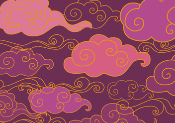 Free Oriental Purple Ornament Vector - бесплатный vector #352159