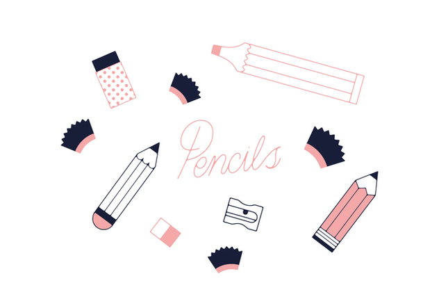 Free Pencils Vector - Kostenloses vector #352519