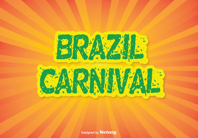 Colorful Brazil Carnival Vector Illustration - Kostenloses vector #353749