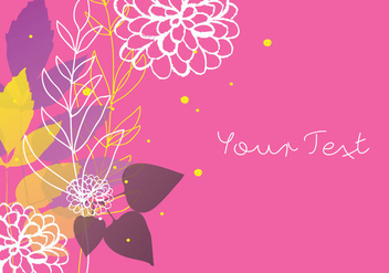 Decorative Floral Colorful Background Design - Free vector #353829