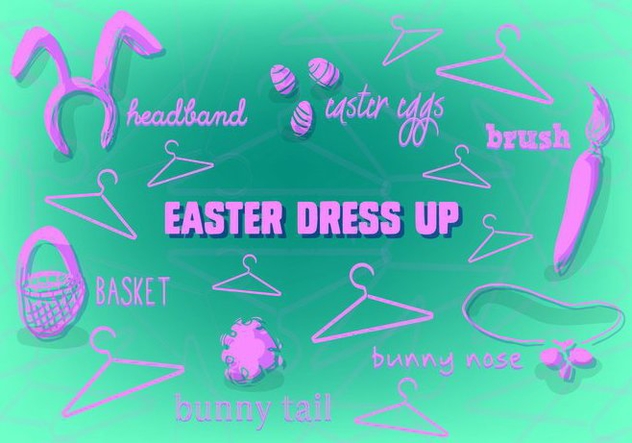 Vector Free Easter Background - Kostenloses vector #354009