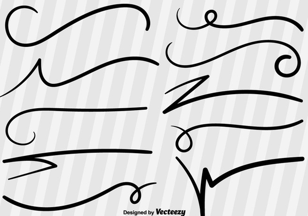 Swish Sketch Vector Lines - vector #355709 gratis