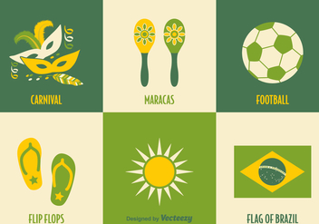 Free Brazil Vector Icons - Free vector #356179