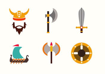 Viking Symbols Vector - vector gratuit #356899 