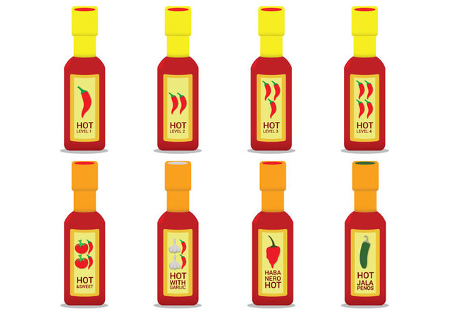 Hot Sauce Bottle Vector - vector #357149 gratis