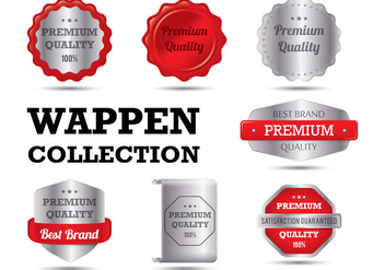 Realistic Wappen Collections - Free vector #358099