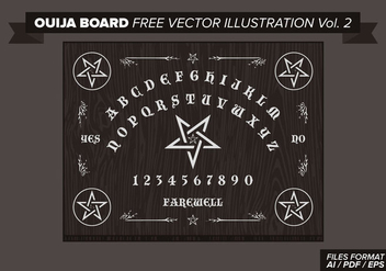 Ouija Board Free Vector Illustration Vol. 2 - Kostenloses vector #358279