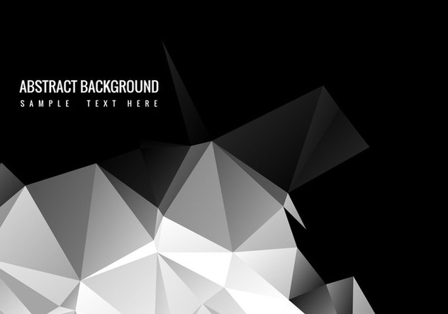 Free Black Polygon Vector Background - Free vector #358939