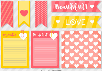 Vector Vintage Love Elements Collection - Free vector #360819