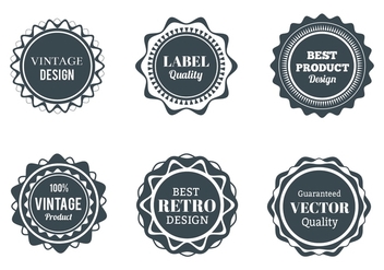 Free Vector Wappen, Labels And Badges set - vector #360869 gratis